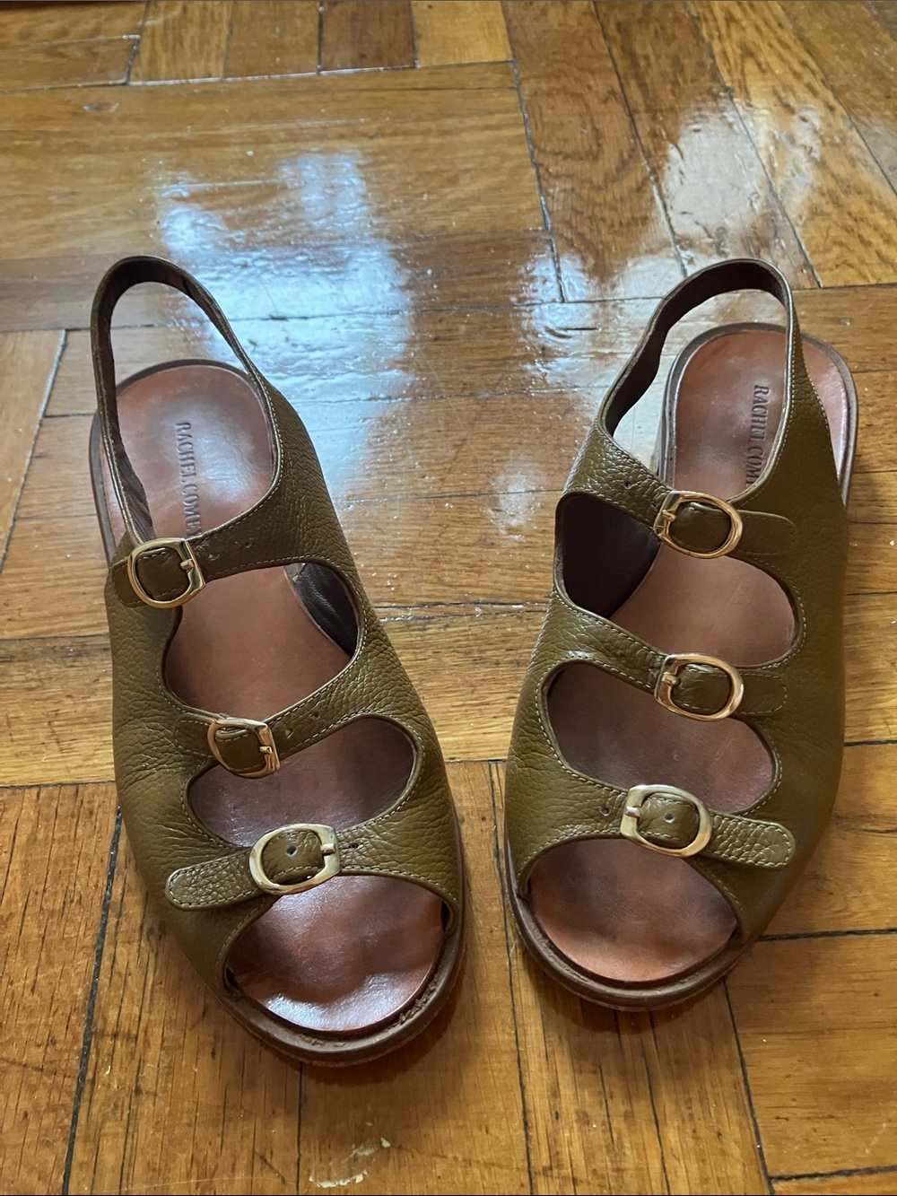 Rachel Comey Olive Leather sandals